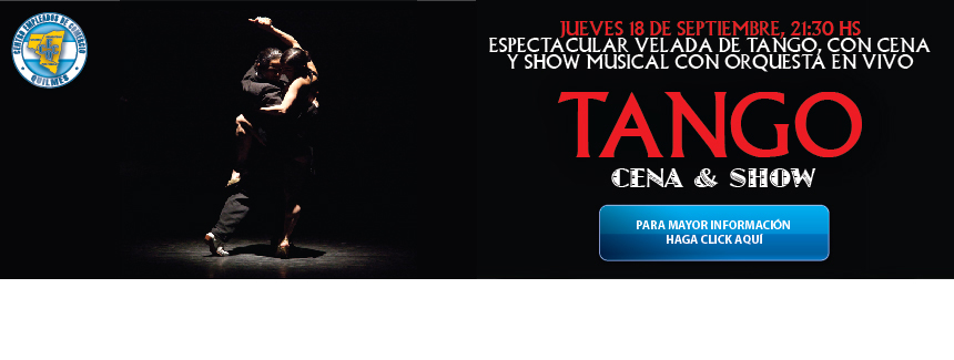 TANGO: Cena & Show en el club «El Porvenir»